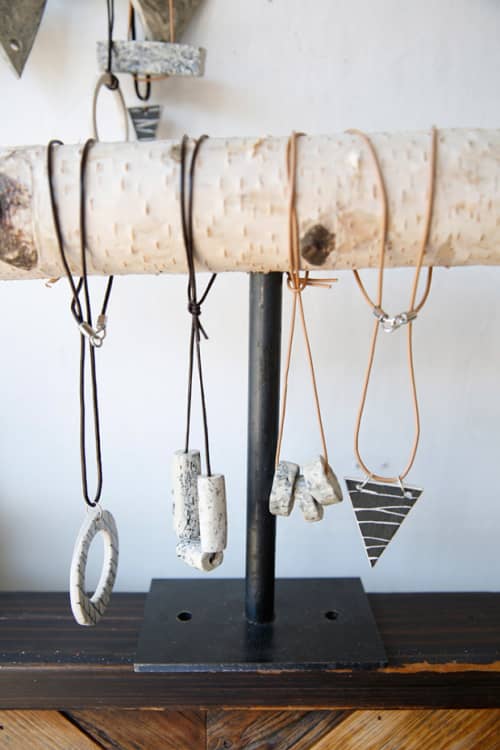 Porcelain Necklace | Apparel & Accessories by Mel Rice Ceramica | Microshop in San Francisco
