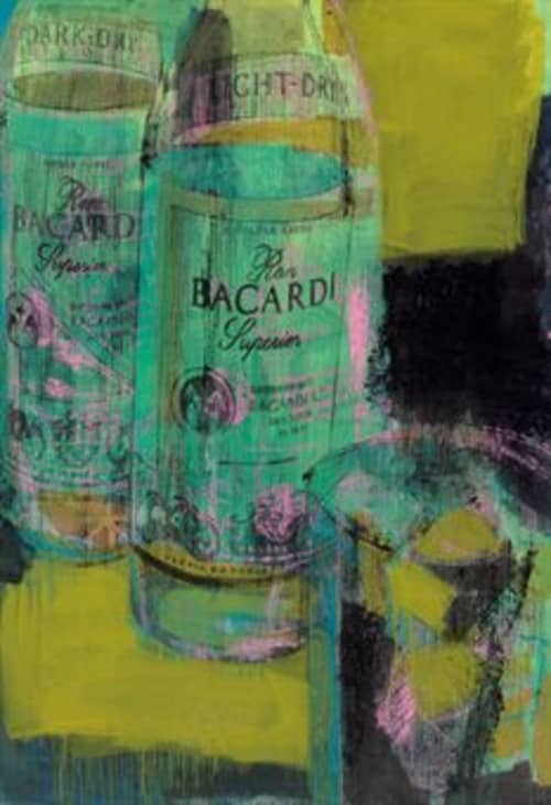 Bacardi Painting | Paintings by Enoc Perez | Gramercy Park Hotel in New York