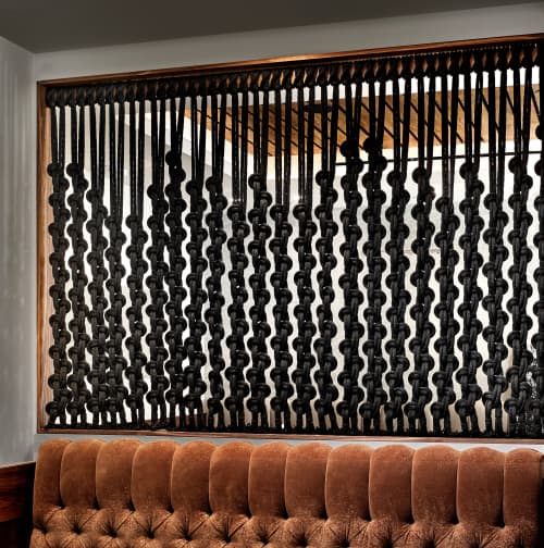 Linescape | Wall Sculpture in Wall Hangings by Windy Chien | Protégé in Palo Alto. Item made of fiber