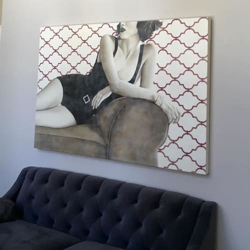 Chaise Lounge | Paintings by Jhina Alvarado