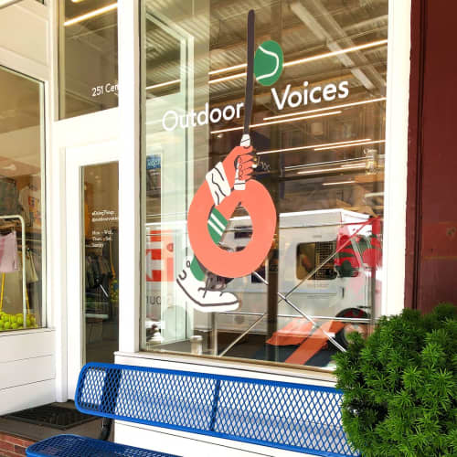 Play Outside The Lines by Sebastian Curi at Outdoor Voices, New York