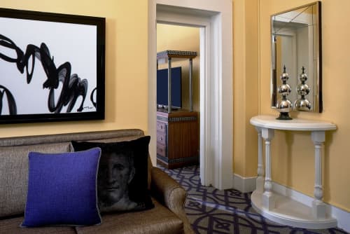 Dangerous Seduction | Oil And Acrylic Painting in Paintings by Irena Orlov | Kimpton Hotel Monaco Washington DC in Washington. Item made of synthetic