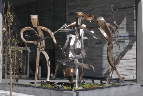 The Band | Public Sculptures by Anton Standteiner | 535 Mission Street in San Francisco