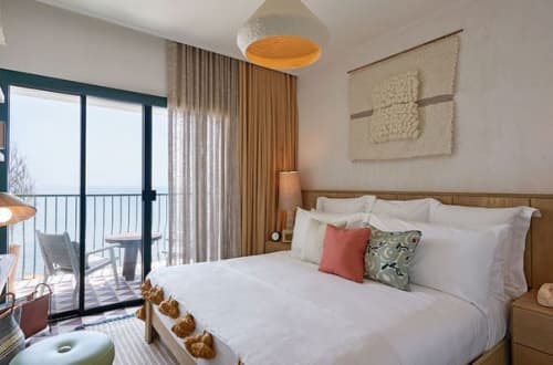 SoHo House Woven Wall Hanging - Center Square | Tapestry in Wall Hangings by Maryanne Moodie | Little Beach House Barcelona in Garraf. Item composed of cotton
