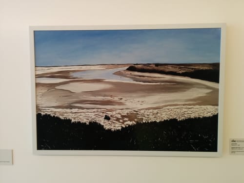 Hayward Salt Flats | Prints by June Yokell | Zuckerberg San Francisco General Hospital and Trauma Center in San Francisco. Item made of aluminum