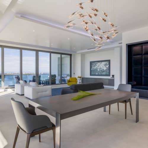 DT-33 Dining/Conference Table | Tables by Antoine Proulx Furniture, LLC | The Ritz-Carlton Residences, Sarasota in Sarasota. Item made of oak wood with metal