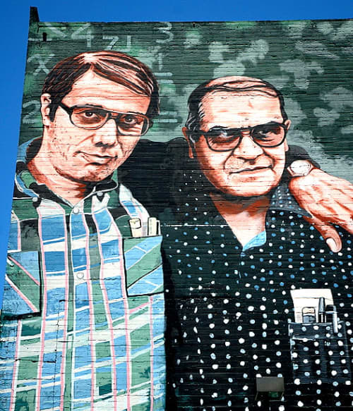 Los Angeles Teachers | Street Murals by Juan Hector Ponce | Wilshire Boulevard, MacArthur Park in Los Angeles