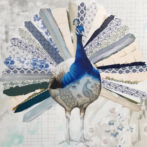 Artwork | Oil And Acrylic Painting in Paintings by Irene Hoff. Item composed of synthetic