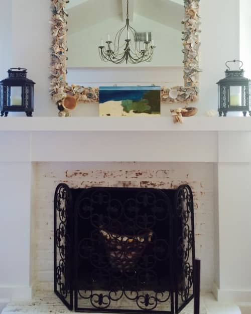 The Coast | Oil And Acrylic Painting in Paintings by Janet Bludau Fine Art. Item composed of canvas