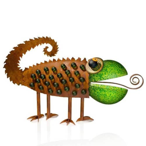 CHAMELEON | Ornament in Decorative Objects by Oggetti Designs. Item made of steel with glass