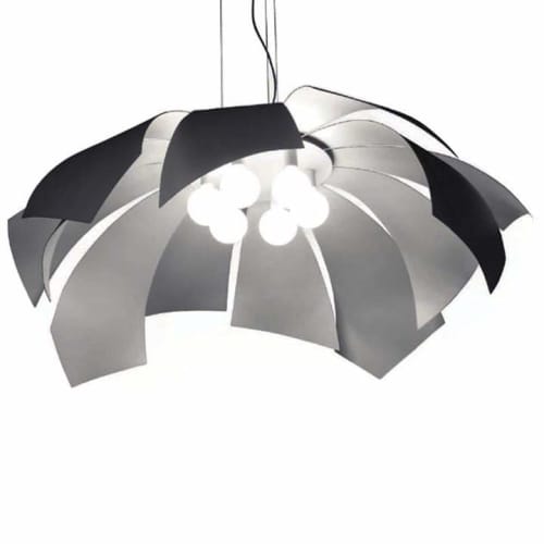 NINFEA Suspension | Chandeliers by Oggetti Designs. Item composed of synthetic
