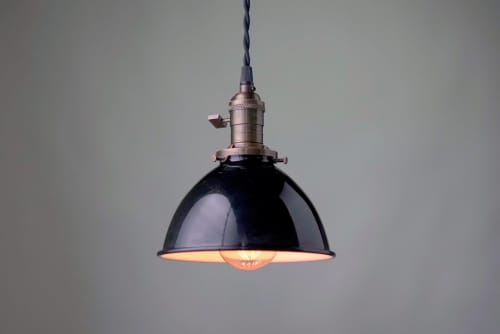 Edison Pendant - Barn Lamp - Model No. 0279 | Pendants by Peared Creation. Item composed of metal