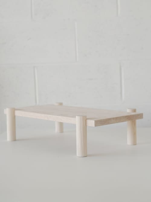 Monitor Riser | Storage Stand in Storage by ROOM-3. Item composed of wood