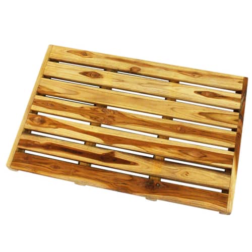 Haussmann® Teak Teak Spa Mat ST 26 L x 17 W x 1.5 in H Teak | Rugs by Haussmann®