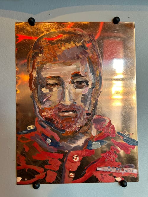 My best oldest friend 1 | Oil And Acrylic Painting in Paintings by Eric Farache Artist