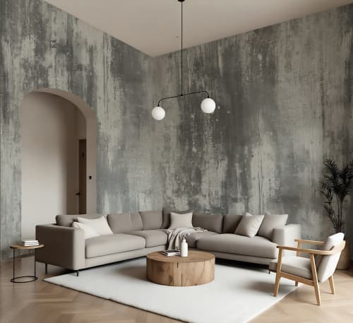 Venetian White - Luxe Textures Luxury Wallpaper Mural | Wall Treatments by ELLE WALLS