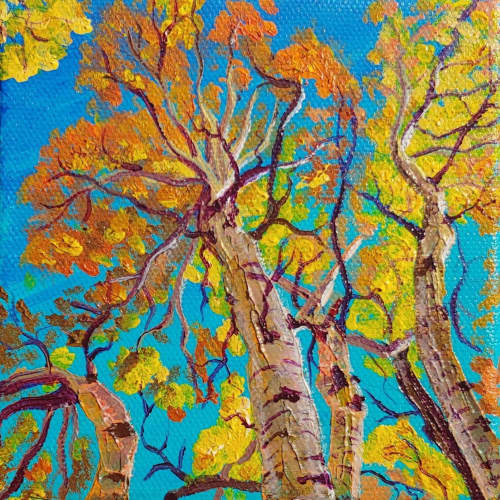 Fall trees ART PRINT, 8