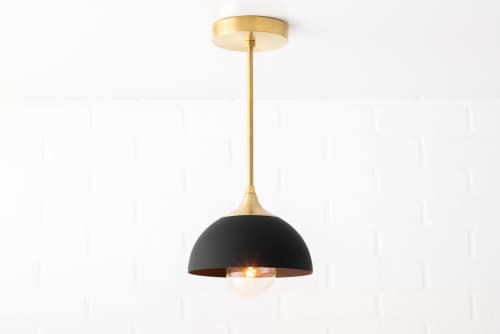 Brass Pedant - Mid Century Lighting - Model No. 4539 | Pendants by Peared Creation. Item composed of brass