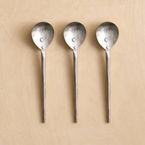 Forge Small Spoons Assorted - Set of 3 | Utensils by The Collective