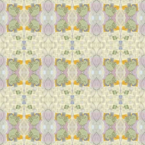 Genesis, Honeydew | Fabric in Linens & Bedding by Philomela Textiles & Wallpaper. Item composed of canvas