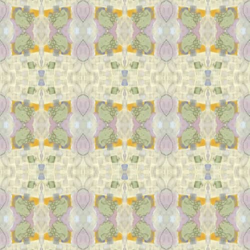 Genesis, Honeydew | Fabric in Linens & Bedding by Philomela Textiles & Wallpaper. Item composed of canvas