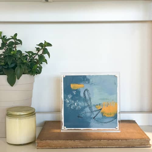Abstract 1 | Oil And Acrylic Painting in Paintings by Ella Friberg. Item composed of paper in contemporary or modern style