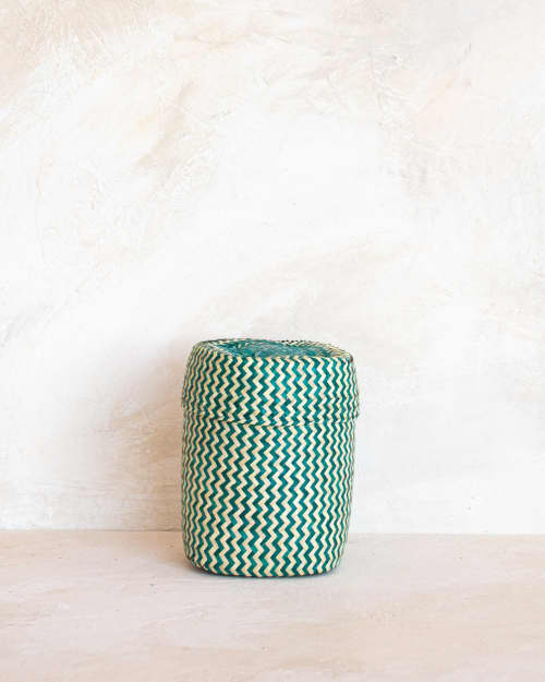 Extra Small Oaxacan Woven Basket - Fern | Storage Basket in Storage by MINNA
