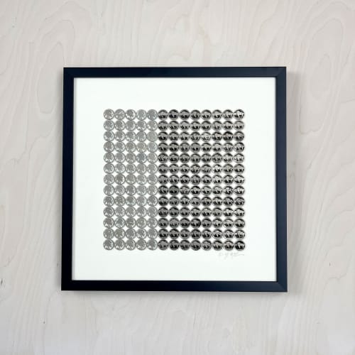 Buffalo Nickel Collage I | Ornament in Decorative Objects by Farmhaus + Co.