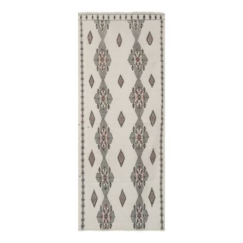 Vintage Wool Nomadic Deco Jajim Kilim Rug | Runner Rug in Rugs by Vintage Pillows Store. Item composed of cotton and fiber