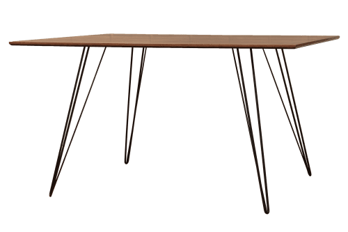 Williams Table / Walnut / Rectangle | Dining Table in Tables by Tronk Design. Item composed of wood & steel