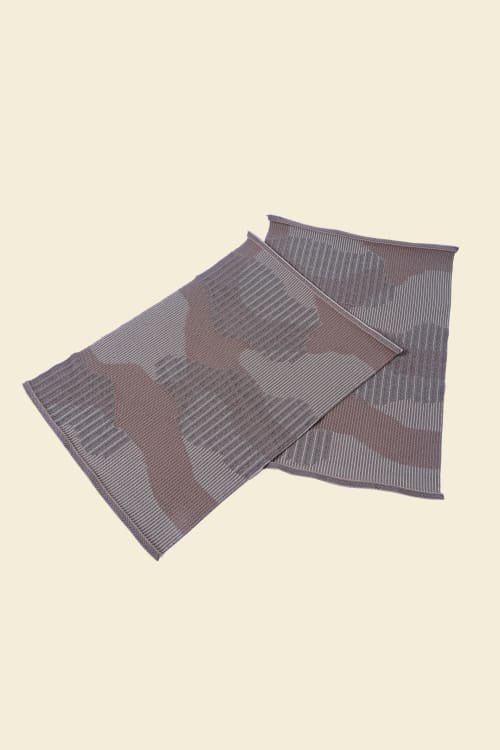 Organic Cotton Table Mat in Beige | Coaster in Tableware by BOI. Item made of cotton compatible with contemporary style