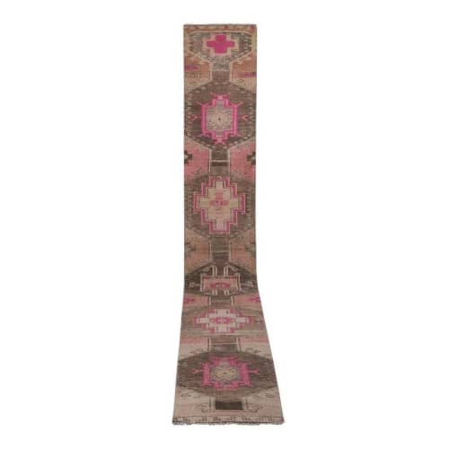 Turkish Oushak Extra Long Runner, Stair Carpet 2'9'' X 18'6' | Runner Rug in Rugs by Vintage Pillows Store. Item composed of wool