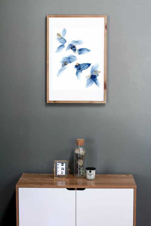 drift + rise | abstract art original | Watercolor Painting in Paintings by Megan Spindler