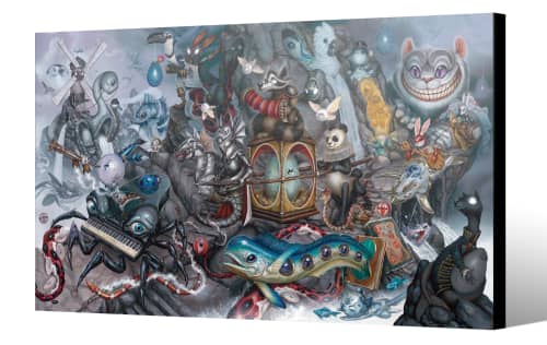 "Piper's Pass" - Canvas Edition | Oil And Acrylic Painting in Paintings by Greg "CRAOLA" Simkins. Item composed of canvas