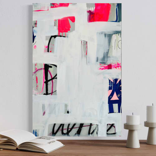 Niente | Mixed Media by Sarah Finucane. Item made of canvas with synthetic