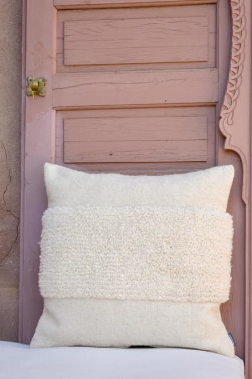 Luna Pillow | Sham in Linens & Bedding by Folks & Tales. Item made of wool & fiber