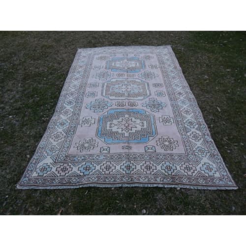Oriental Area Rugs Wool Turkish Oushak Carpet | Runner Rug in Rugs by Vintage Pillows Store. Item made of cotton