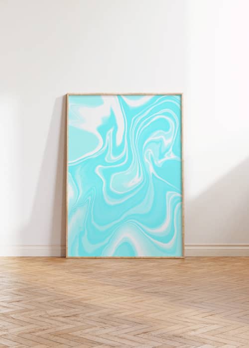 Go With The Flow Art Print | Prints by Britny Lizet. Item composed of paper compatible with boho and contemporary style