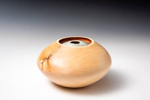 Hard Maple Vessel | Decorative Objects by Louis Wallach Designs. Item composed of maple wood in contemporary style