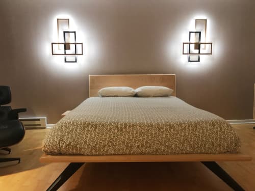 Trinity wall sconce | Sconces by Next Level Lighting. Item made of oak wood