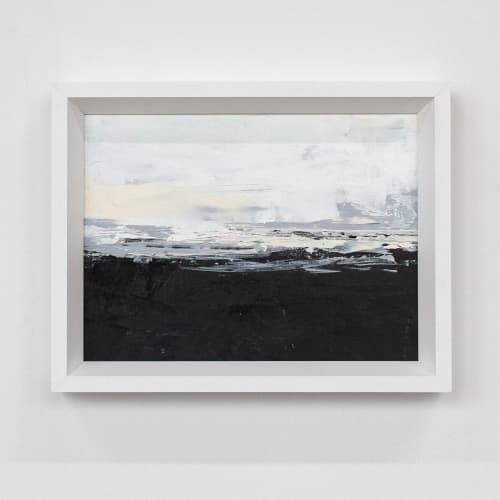 Silence Is Bliss No. 2 - Original | Oil And Acrylic Painting in Paintings by Julia Contacessi Fine Art. Item made of wood