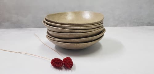 Small Ceramic Dishes, Stoneware Bowls, Pottery Bowls | Dinnerware by YomYomceramic. Item made of stoneware