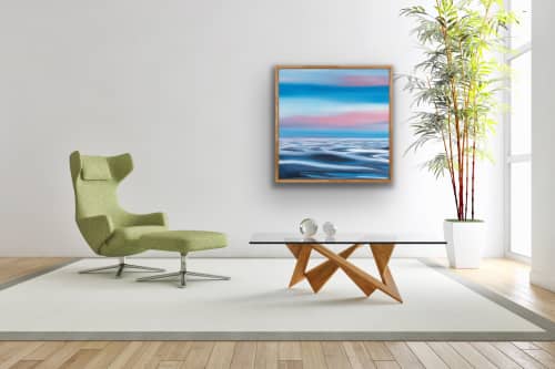 Deep Ocean | Prints by Neon Dunes by Lily Keller. Item composed of canvas & paper