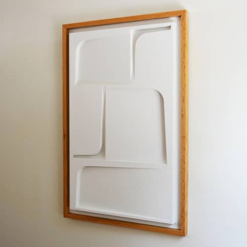 No. 39 Plaster Wall Relief | Wall Sculpture in Wall Hangings by Joseph Aurelius