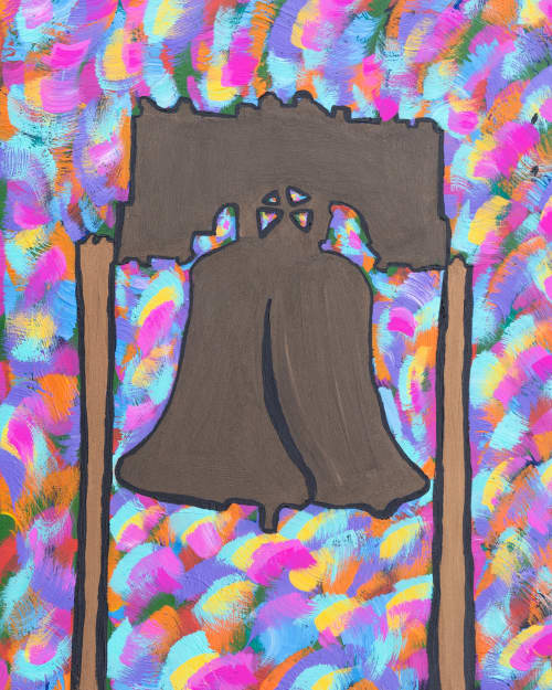 Liberty Bell | Oil And Acrylic Painting in Paintings by Brianne Valentino