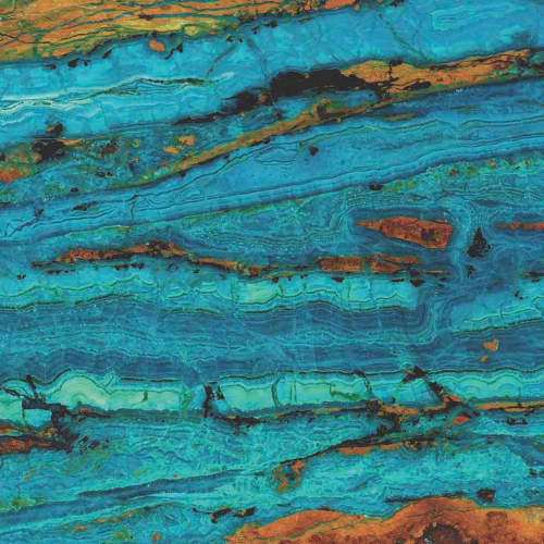 Chrysocolla | Wallpaper in Wall Treatments by Wallcovetings by Brenda Houston. Item made of paper