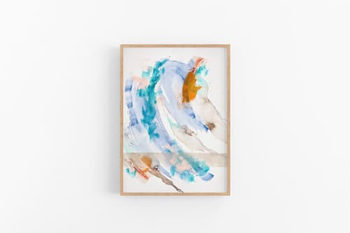 Sea Creatures | Mixed Media in Paintings by TERRA ETHOS. Item made of paper compatible with boho and contemporary style