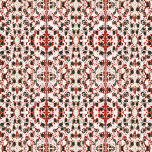 Solomon's Song, Cinnabar | Fabric in Linens & Bedding by Philomela Textiles & Wallpaper. Item composed of cotton