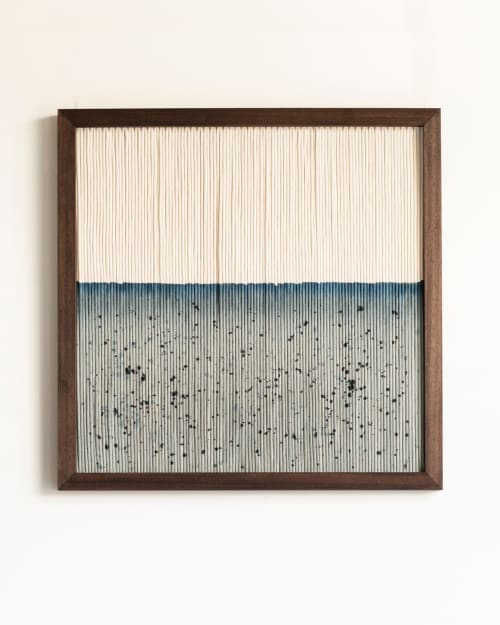 COASTLINE III - Framed-Collection | Tapestry in Wall Hangings by Rianne Aarts. Item made of cotton & fiber