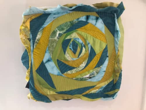 Wishing for Another Time and Place | Wall Hangings by Liberty Worth. Item composed of fabric compatible with contemporary and eclectic & maximalism style